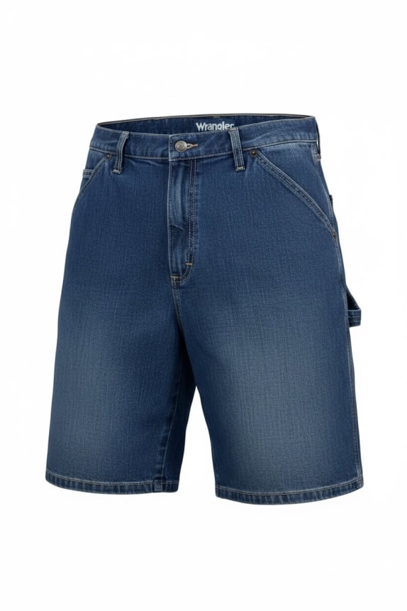WRANGLER ΤΖΙΝ ΣΟΡΤΣ CARPENTER LOGO ΜΠΛΕ UNISEX L