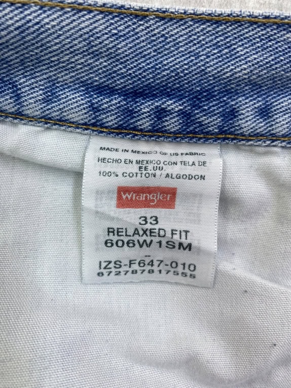 WRANGLER ΤΖΙΝ ΒΕΡΜΟΥΔΑ RELAXED FIT LIGHT BLUE UNISEX M