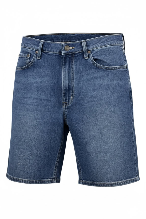 WRANGLER Bermuda jeans relaxed fit blu unisex L