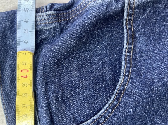 WRANGLER DENIM SHORTS WORKWEAR WASHED BLUE MENS PRE OWNED L