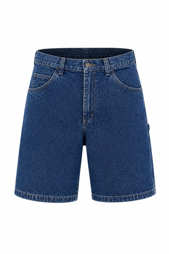 WRANGLER BERMUDA IN DENIM WORKWEAR WASHED BLUE UOMO PRE OWNED L