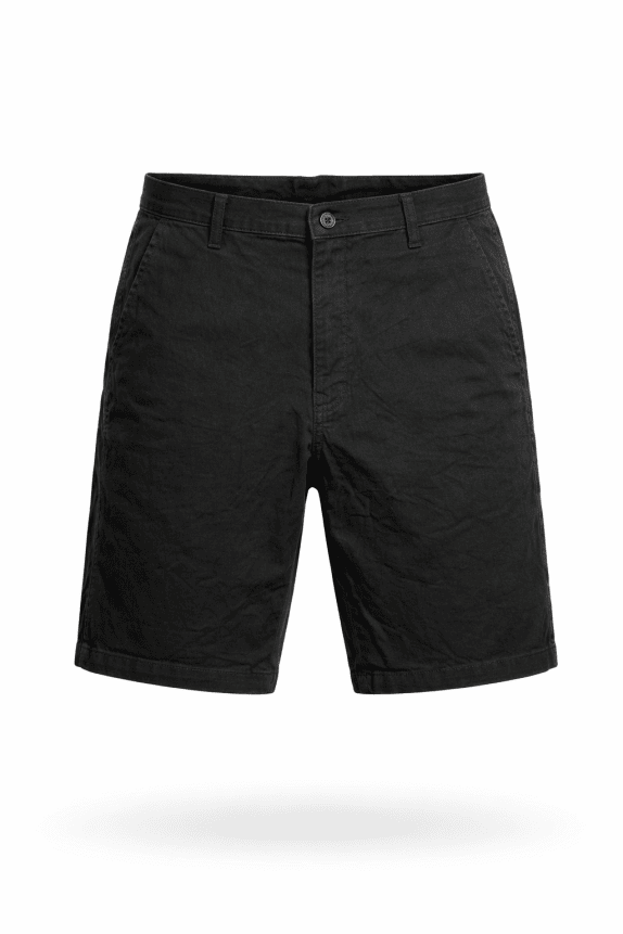 WRANGLER CHINO SHORTS MINIMAL BLACK MENS PRE OWNED M