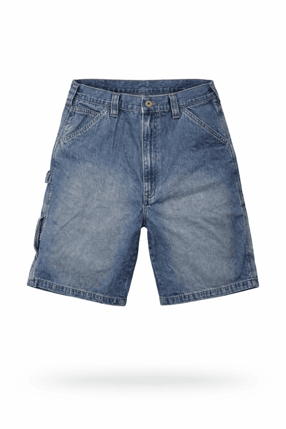 WRANGLER ΒΕΡΜΟΥΔΑ ΤΖΙΝ ΚΛΑΣΙΚΟ ΜΠΛΕ ΑΝΤΡΙΚΟ PRE OWNED L