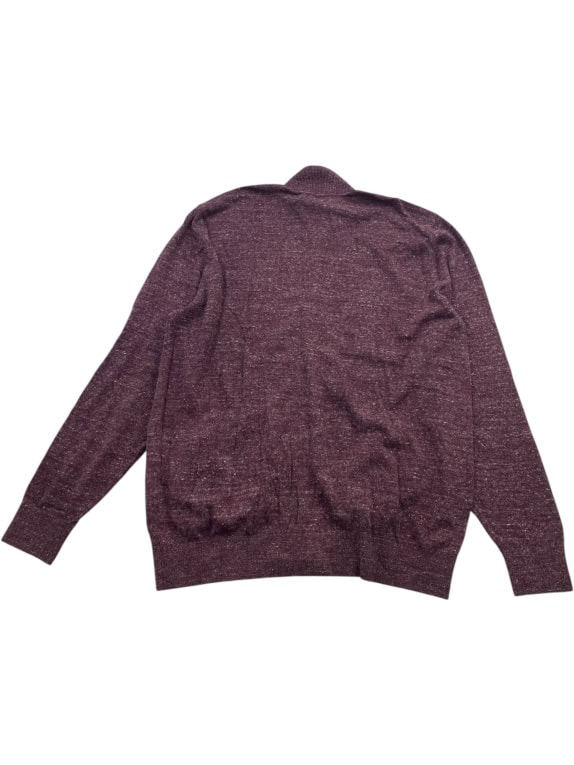 Wrangler Ζακέτα Πλεκτή Casual Vintage Μπορντό Ανδρική 3XL