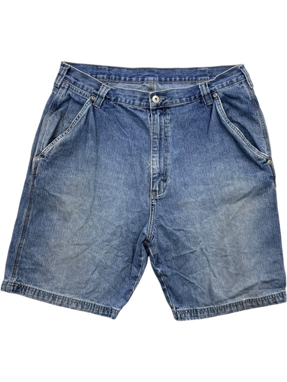 WRG JEAN CO. CARPENTER DENIM SHORTS BLUE UNISEX L