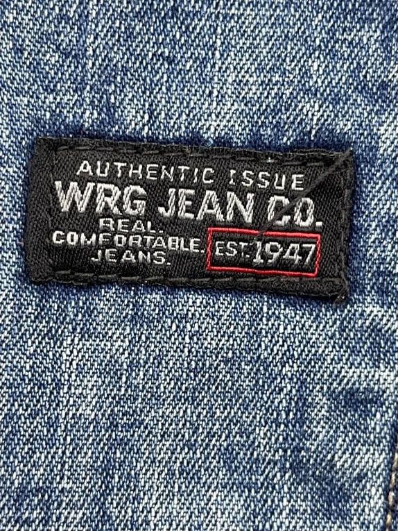 WRG JEAN CO. ΤΖΙΝ ΒΕΡΜΟΥΔΑ CARPENTER ΜΠΛΕ UNISEX L