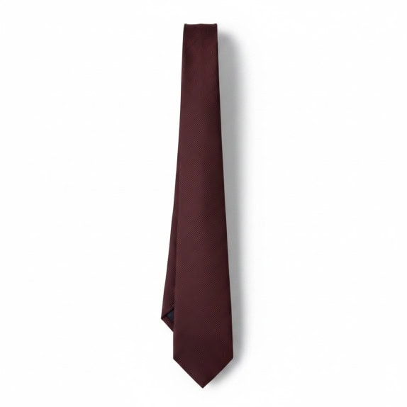 YVES SAINT LAURENT CRAVATTA CLASSICA BORDEAUX UOMO PRE OWNED