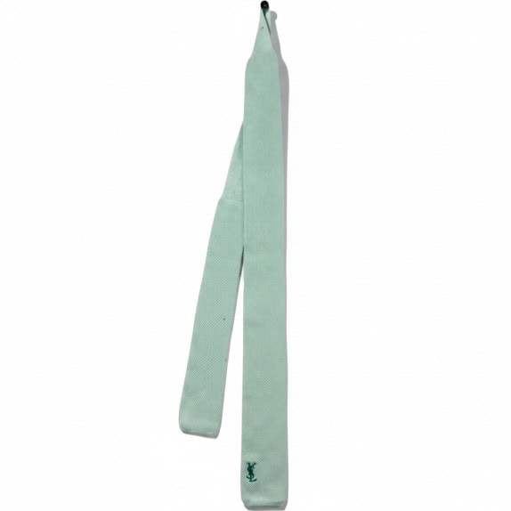 YVES SAINT LAURENT ΠΛΕΚΤΗ ΓΡΑΒΑΤΑ MINIMAL ΜΕΝΤΑ ΑΝΤΡΙΚΟ PRE OWNED