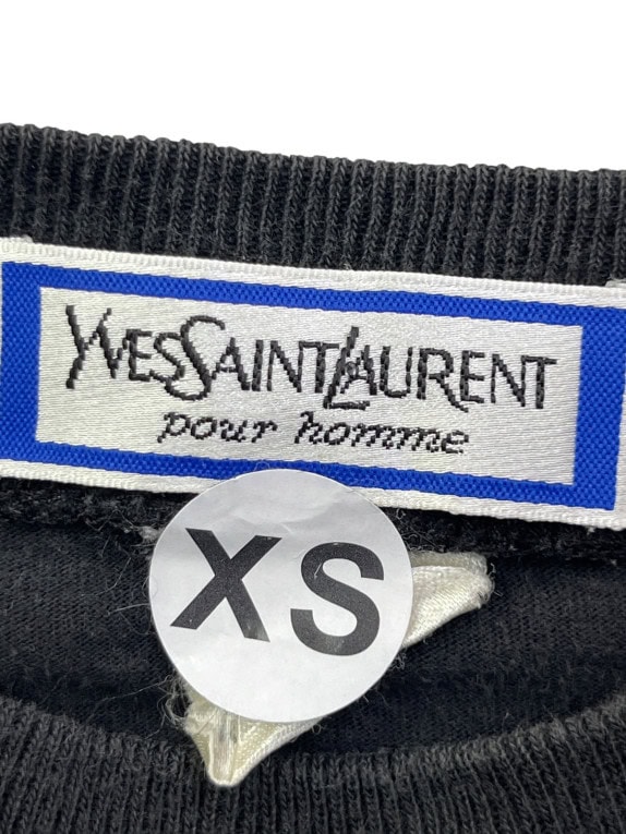 YVES SAINT LAURENT T SHIRT GRAPHIC BLACK ΑΝΤΡΙΚΟ PRE OWNED XS