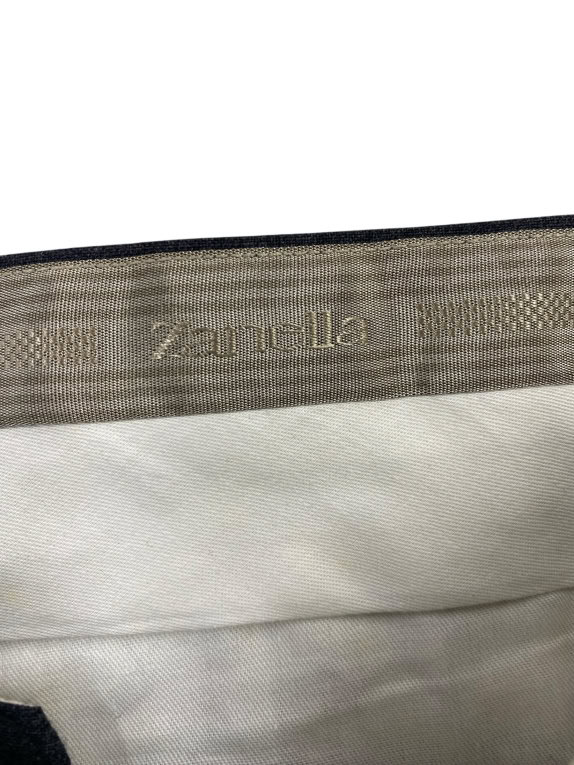 Zanella Tailored Trousers VINTAGE Logo Grey Men’s 48 (S)