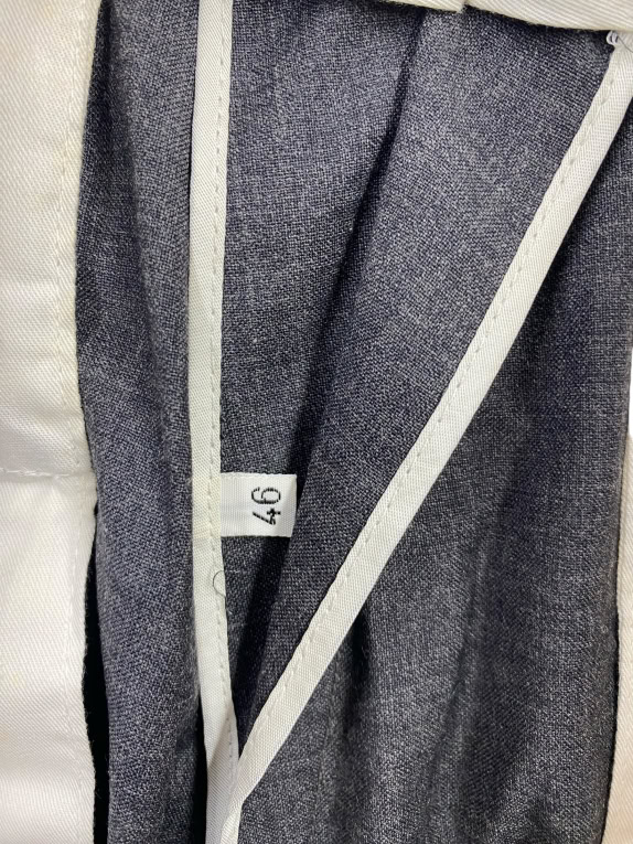 Zanella Tailored Trousers VINTAGE Logo Grey Men’s 48 (S)