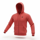 4F Ζακέτα Φούτερ Hoodie CASUAL Λογότυπο Κόκκινο Ανδρική M