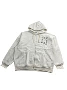 4F Ζακέτα Φούτερ Hoodie Zip Casual Print Λευκή Ανδρική XXL