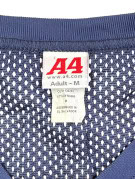 A4 MAGLIA FOOTBALL SPORTSWEAR NAVY UNISEX PRE OWNED M