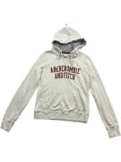 ABERCROMBIE & FITCH Vintage Hoodie With Logo Ecru Men’s M
