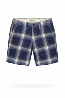 ABERCROMBIE AND FITCH BERMUDA SHORTS PLAID ΜΠΛΕ ΑΝΤΡΙΚΟ PRE OWNED S