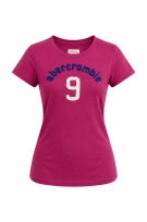ABERCROMBIE T SHIRT GRAPHIC ΦΟΥΞΙΑ ΓΥΝΑΙΚΕΙΟ PRE OWNED S