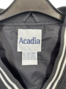 Acadia giacca pullover in nylon con logo grande nera unisex XXXL