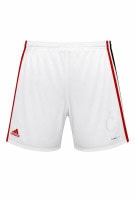 ADIDAS AC MILAN FOOTBALL SHORTS SPORTSWEAR WHITE UNISEX PRE OWNED L