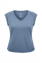 ADIDAS CLIMA365 SPORTS T-SHIRT LOGO BLUE WOMEN'S M