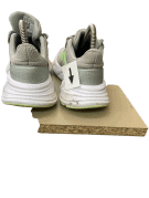 ADIDAS ATHLETIC SHOE SPORTSWEAR GREY MEN PRE OWNED EU 38.5