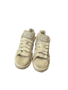 ADIDAS CAMPUS SNEAKERS CLASSIC BEIGE UNISEX PRE OWNED EU 44