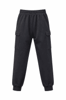 ADIDAS CARGO PANTS STREETWEAR BLACK MEN PRE OWNED S/M