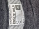 ADIDAS CREWNECK MINIMAL BLACK WOMENS PRE OWNED S