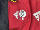 ADIDAS FOOTBALL JERSEY RETRO RED BLACK ΑΝΤΡΙΚΟ PRE OWNED XS