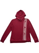 Adidas Felpa Hoodie Casual con Logo Bordeaux da Donna S