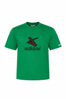 1990s ADIDAS GRAPHIC TEE STREETWEAR GREEN ΑΝΤΡΙΚΟ PRE OWNED M