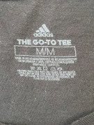ADIDAS GRAPHIC TEE STREETWEAR NERO UOMO PRE OWNED M