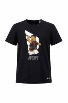 ADIDAS GRAPHIC TEE STREETWEAR NERO UOMO PRE OWNED M