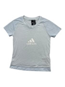 Adidas Γυναικείο Αθλητικό T-Shirt Γαλάζιο με Mesh Λεπτομέρειες