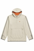1990S ADIDAS HOODIE ATHLETIC OFF WHITE MEN PRE OWNED M