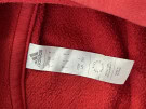 ADIDAS FELPA CON CAPPUCCIO MINIMAL ROSSO UOMO PRE OWNED L