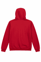 ADIDAS FELPA CON CAPPUCCIO MINIMAL ROSSO UOMO PRE OWNED L