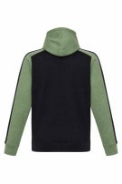 ADIDAS FELPA CON CAPPUCCIO SPORTSWEAR NERO VERDE OLIVA UNISEX PRE OWNED S