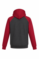 90s ADIDAS HOODIE STREETWEAR ΚΟΚΚΙΝΟ ΚΑΙ ΜΑΥΡΟ ΑΝΤΡΙΚΟ PRE OWNED M