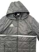 ADIDAS ΚΑΠΙΤΟΝΕ ΜΠΟΥΦΑΝ ΜΕ ΚΟΥΚΟΥΛΑ SPORTSWEAR ΜΑΥΡΟ ΑΝΤΡΙΚΟ PRE OWNED M