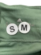 Adidas Κολάν 3/4 Athletic Logo Πράσινο Γυναικείο M
