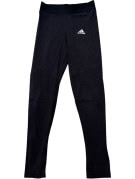 ADIDAS LEGGINGS SPORTSWEAR BLACK WOMENS PRE OWNED S