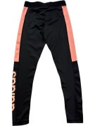 ADIDAS LEGGINGS SPORTSWEAR NERO CORALLO DONNA PRE OWNED S