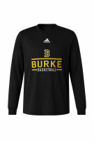 ADIDAS LONGSLEEVE TEE BASKETBALL BLACK UNISEX PRE OWNED M