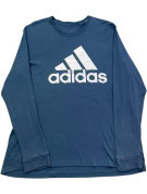 ADIDAS LONGSLEEVE TEE GRAPHIC BLUE UOMO PRE OWNED L