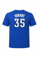 ADIDAS NBA OKLAHOMA CITY T SHIRT SPELL OUT BLUE MENS PRE OWNED L