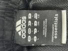 ADIDAS TRACK PANTS STRIPED BLACK MENS PRE OWNED L