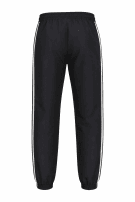 ADIDAS TRACK PANTS STRIPED BLACK MENS PRE OWNED L