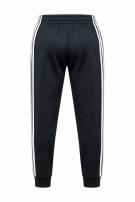 ADIDAS TRACK PANTS SPORTSWEAR BLACK UNISEX PRE OWNED S