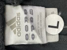 ADIDAS TRACK PANTS SPORTSWEAR BLACK UNISEX PRE OWNED L